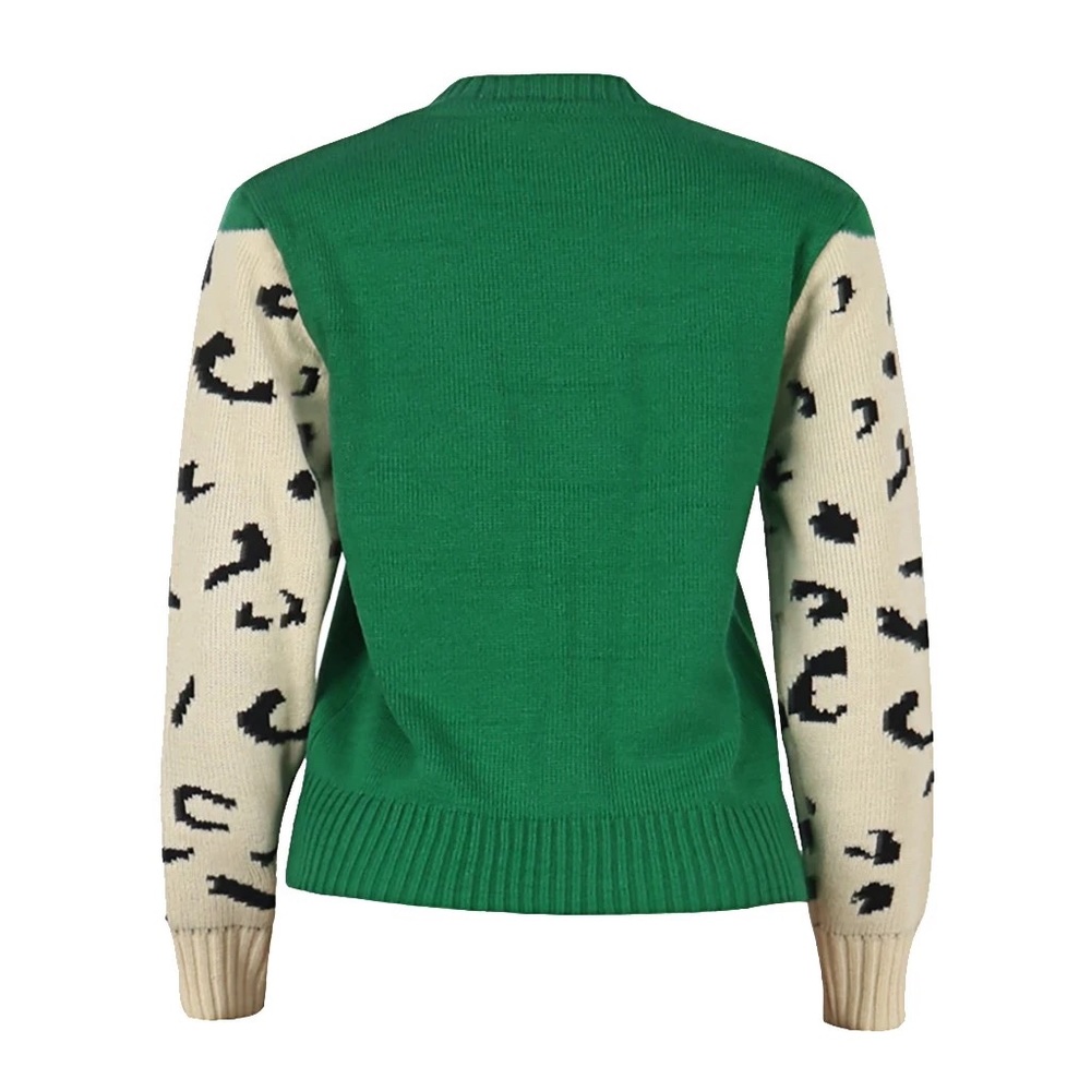WILD WHITE LEOPARD COURAGEOUS SWEATER - Picture 7 of 10